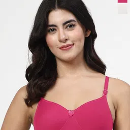 LILY Pack Of 2 Full Coverage Heavily Padded All Day Comfort T-shirt Bra-59