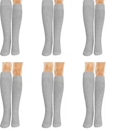 MUKHAKSH Kids Grey Socks-image-99