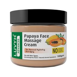 LUVYH Papaya Hydrating Face Massage Cream For Tan Removal - 100 g-32