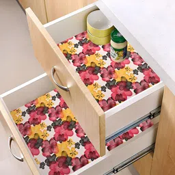 Kuber Industries Pink & White 2 Pieces Water Resistant Shelf Liner Organisers-image-70