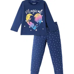 Honeyhap Girls Printed Night suit-image-97