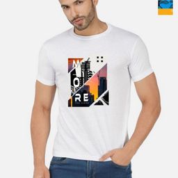 GLOBAL NOMAD Men 2 Printed Bio Finish Applique T-shirt-image-54