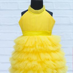Li & Li Boutique Halter Neck Net Fit & Flare Dress-image-71
