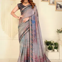 MORDEN MUSE Abstract Printed Saree-picture-34