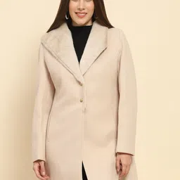 Global Republic Women Single-Breasted Shawl Collar Overcoat-11