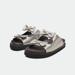 Oroh Women Open Toe Flats with Bows-image-73