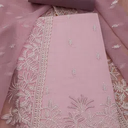Soch Embroidered Silk Chiffon Unstitched Dress Material-image-94