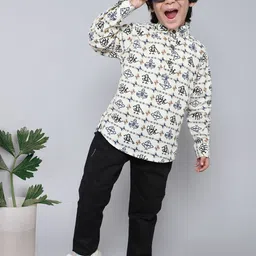 BAATCHEET Boys Printed Regular Pure Cotton Kurta with Trousers-41