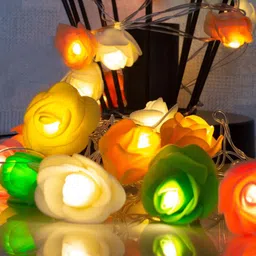Decorcity 14 LED Electric Operated Flower String Lights-25