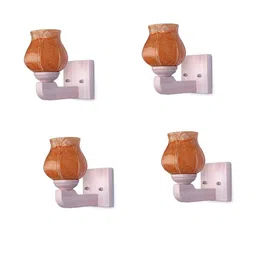 Somil Premium Designer Glass Wall / Night Lamp Elegant & Stylish Dcor Accent for Modern Interiors, color- Orange, Size- 21 X 26 X 20 CM-image-74