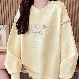 StyleCast x Revolte Women Printed Cotton Round Neck Long Sleeves Sweatshirt-76