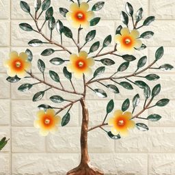 vedas Mystic Indiana Green & Yellow F-Ekani Tree Curio Showpiece-image-42