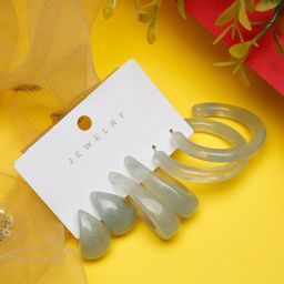 YouBella Set Of 3 Contemporary Drop Earrings-52