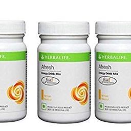 HERBALIFE AFRESH ENRGY DRINK LEMON FLAVOUR PACK OF 3 (50g EACH) image 1