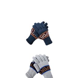 LOOM LEGACY Men Pack of 2 Acrylic Winter Gloves-image-45