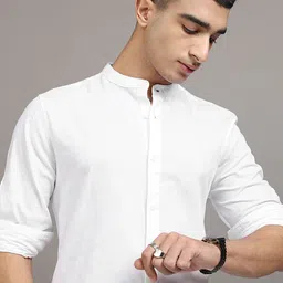 HIGHLANDER Men Opaque Striped Casual Shirt-picture-30
