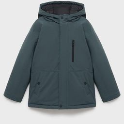 Mango Kids Boys Hooded Tailored Jacket-picture-8