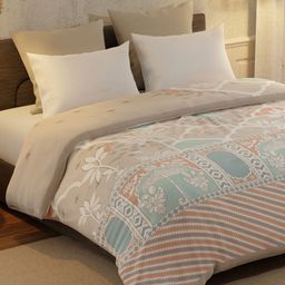 Boutique Living India White & Blue Floral Mink AC Room Double Bed Blanket-image-43