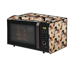 The Furnishing Tree PVC Waterproof Microwave Oven Cover Compatible for 23 L Convection 23BC4 Lotus-image-73