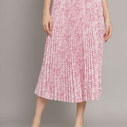 OTABU Pleated A-Line Midi Skirt-image-40