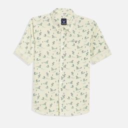 Allen Solly Junior Boys Floral Printed Pure Cotton Slim Fit Opaque Casual Shirt-image-60