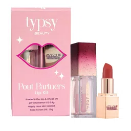 Typsy Beauty Lip & Cheek Oil - pH Enomenal 01 With Happy Hour Mini Lippie - Rose Sorbet 09-8