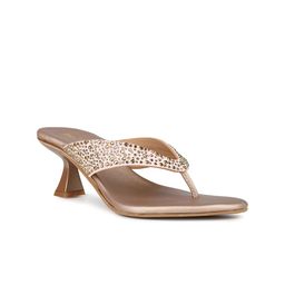 Inc 5 Women Embellished Ethnic Block Heels Sandals-40