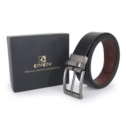 CIMONI Men PU Reversible Formal Belt-image-5