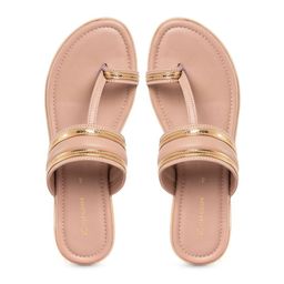 Khadims Women Kolhapuri Wedge Heel Sandals-image-28