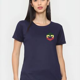 SZN Women Printed Applique T-shirt-image-92