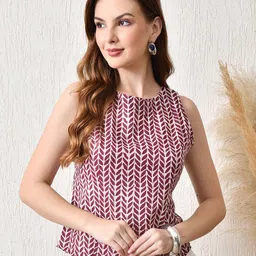 KALAMIR Print Cotton Top-picture-0
