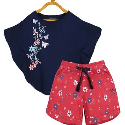 PLUM TREE Girls Printed T-shirt with Shorts-image-56