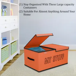 Myntra Elegant Homes Orange Set of 1 Regular Multi-Utility Organisers image 4
