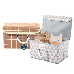 Kuber Industries Brown Set of 2 Reusable Drawer Organiser Organisers-43