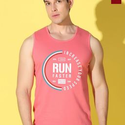 WOOSTRO Pack Of 2 Printed Combed Cotton Gym Vests -VWS26(RUN PEACH)(RUN MAROON)-image-30