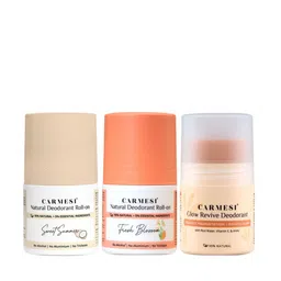 CARMESI Set Of 3 Glow Revive- Fresh Blossom & Sweet Summer Underarm Roll On - 50 ml Each-30