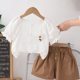 StyleCast x Revolte Girls Pure Cotton Printed Top With Shorts-image-26