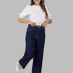zayla Women Comfort Wide Leg High-Rise Stretchable Jeans-image-56