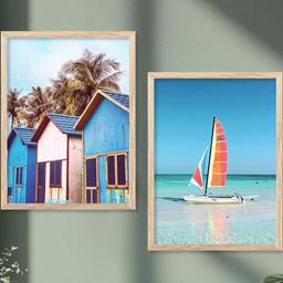WALLLANE Brown Wood Wall Art-image-88