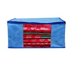 AMAK INC Blue Fabric Multi-Utility Wardrobe Organisers-picture-3