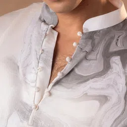5 Stitch Men Printed Regular Kurta with Pyjamas image 4