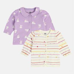 MINI KLUB Infant Girls Pack Of 2 Printed Jhabla 29NGFV693-image-19