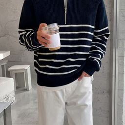 StyleCast x Revolte Men Striped Pullover-image-25
