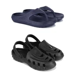 DRACKFOOT Men Pack Of 2 Clogs & Thong Flip-Flops-picture-30