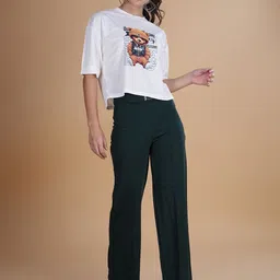 BAESD Printed T-Shirt With Trousers Co-Ords-image-84