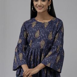 KALINI Women Navy Blue Tops-image-51