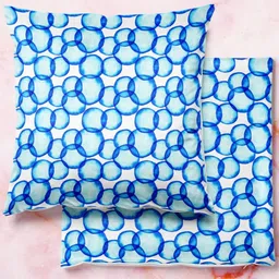 ArtzFolio Multicoloured Set of 2 Square Cushion Covers-8