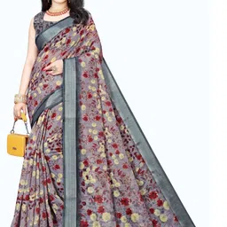 J 6 DESIGNER Floral Printed Saree-picture-49