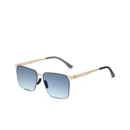 Dervin Unisex Rectangle Sunglasses with UV Protected Lens-46