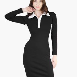 ARTYSKA Colourblocked Formal Bodycon Dress-picture-10